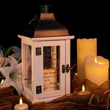 Sympathy Memorial Lantern for Loss of Father Gifts