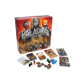 Paladins of The West Kingdom Strategy Board Game, 1-4 Players, Ages 12 and Up, 90-120 Min Play Time, Most Victory Points Win, Build Outposts, Fortifications, Commission Monks, & Confront Outsiders