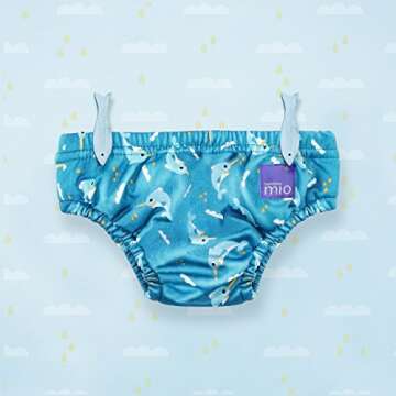 Bambino Mio, Reusable Swim Diaper, Large (1-2 Years), Swordfish