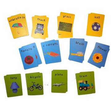 Briarpatch, First 100 Words Matching, Kids Early Learning Card Game Activities, Travel Game for Preschoolers and Family, Ages 2+