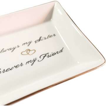 Ceramic Ring Dish - Perfect Jewelry Tray for Gifts