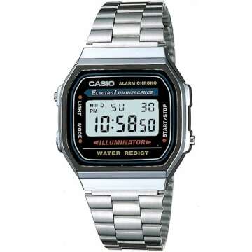 Casio Collection Unisex Adults Watch A168WA - Classic Digital Style