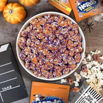 Nerds Spooky Gummy Clusters, Halloween Candy, Nerds Gummy Candies, 8 Ounce Treat Resealable Pouch