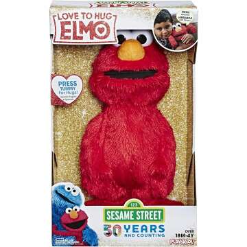 Sesame Street Love to Hug Elmo 14" Plush Toy - Talking & Singing