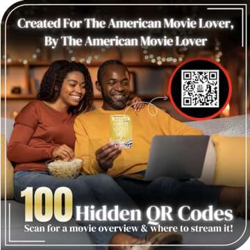 Movie Night Box: Top 100 Scratch-Off Movies & Hidden Gems - 10 Diverse Color-Coded Movie Genres - Interactive Game for Couples, Family, or Solo Entertainment - Gifts for Movie Lovers, Him, Her