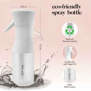 Kitsch Spray Bottle - Fine Mist for Hair & Cleaning