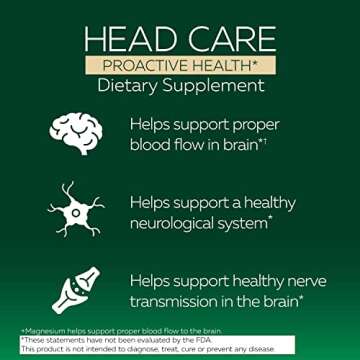 Excedrin Head Care Proactive Health Dietary Supplement - 110 Count and Head Care Replenish Plus Focus Drink Mix from 24 Packets Convenience Pack