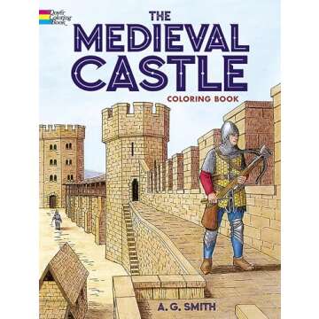 The Medieval Castle (Dover World History Coloring Books)