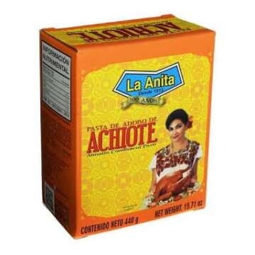 Anita Achiote Annatto Paste 15.7 oz (440 grams) Great for Chocinita Pibil or Pastor