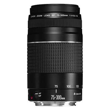 Canon EF 75-300mm f/4-5.6 III Telephoto Zoom Lens for Canon SLR Cameras