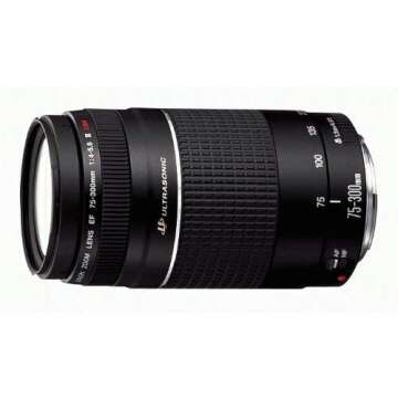 Canon EF 75-300mm f/4-5.6 III Telephoto Zoom Lens for Canon SLR Cameras