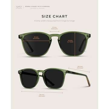 WearMe Pro Polarized Modern Rounded Square Men's Sunglasses (Green Frame/Black Lens)