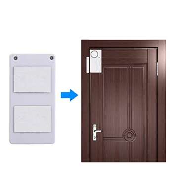 HENDUN Wireless Door Alarms When Opened with Remote, Door Security Sensor, Pool Alarm for Kids Safety, Sliding (2 Pack)