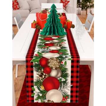 Christmas Table Runner Set of 2 – 90in