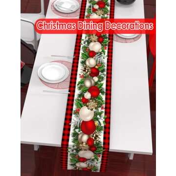 Christmas Table Runner Set of 2 – 90in