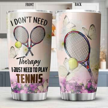 Tennis Tumbler Cup for Tennis Players