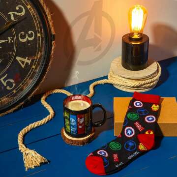 Marvel Avengers Mug and Socks Gift Set for Fans