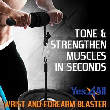 Wrist and Forearm Blaster for Strength Training