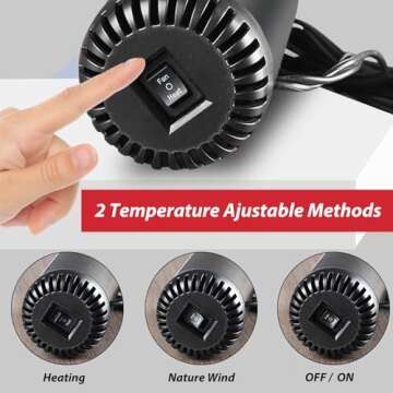 Portable Car Heater with Fast Defrost & Defog