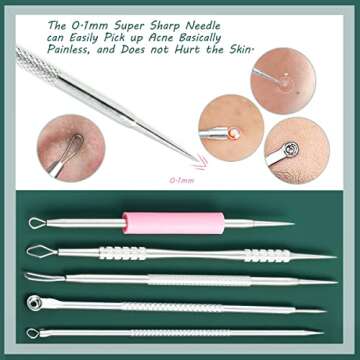 16 PCS Blackhead Remover Tool Kit for Clear Skin