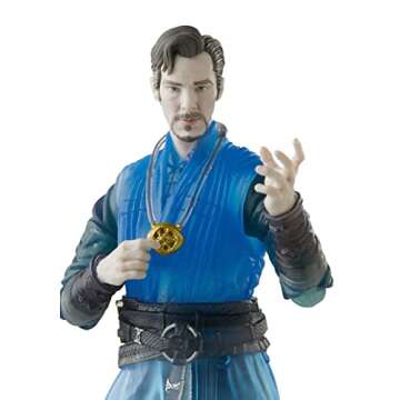 Marvel Legends Series Doctor Strange 6-inch Collectible Astral Form Doctor Strange Cinematic Universe Action Figure Toy, 2 Accessories and 2 Build-A-Figure Parts