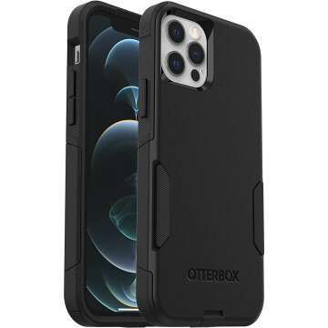 OtterBox iPhone 12/12 Pro Case – Slim & Tough Black for Ultimate Protection