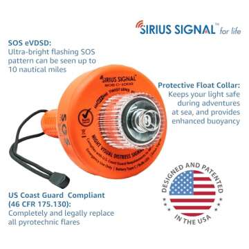 Sirius Signal C-1003 SOS LED Flare Kit: CG Approved Distress Signal