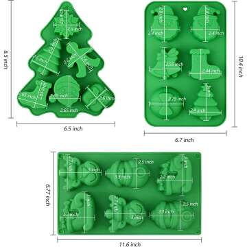 Xmas Silicone Molds Pack