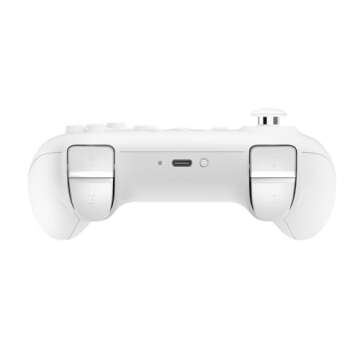 8Bitdo 64 Bluetooth Controller for Analogue 3D, Switch, Windows, and Android (White)