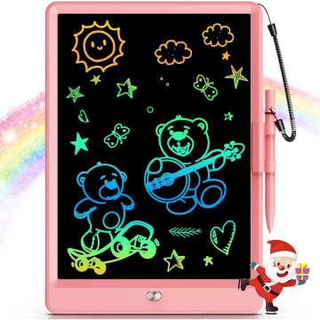 Bravokids 10 Inch LCD Writing Tablet: Ideal for Ages 3-6