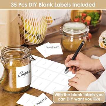 Cludoo 372 PCS Preprinted Minimalist Home Laundry Bathroom Labels for Organizing with DIY Blank Labels, Waterproof Oil Resistant Stickers for Bathroom Laundry Home Beauty Organization Supplies Labels