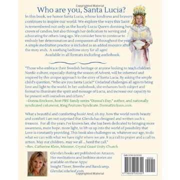 Who Are You Santa Lucia? An Inspiring Picture Book for all Ages: A timeless journey of inspiration and beauty through the eyes of a brave and kind ... us to be a force of good in the world..