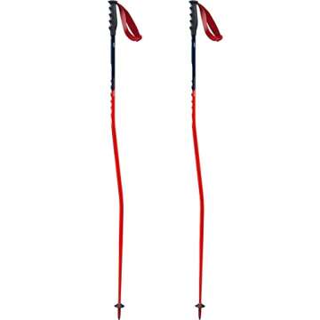 Swix Winter Sports Recreation Competition Alpine Skiing Racing Freeriding WC Pro Super-G Aluminum Poles, 115cm