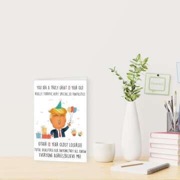 Funny Trump 18th Birthday Card - Humorous Gift