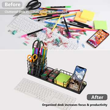 Versatile Desk Organizer & Accessories - DIY Office Supplies