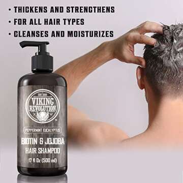 Biotin Men's Shampoo for Thicker Hair