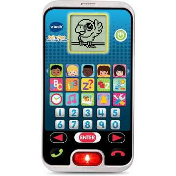 VTech Call and Chat Learning Phone for Kids - Black