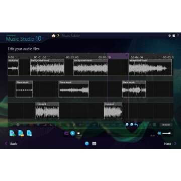 Music Studio 10 - Music software to edit, convert and mix audio files - Eight music programs in one for Windows 11, 10