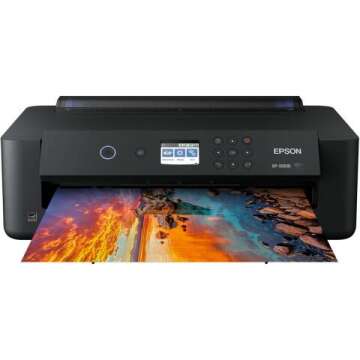 Epson Expression Photo HD XP-15000 Wireless Wide-Format Color Single-Function Inkjet Printer - Print only - 5760 x 1440 dpi, 2.4" LCD, Auto 2-Sided Printing, Ethernet, 6-Color Ultra HD Inks, Black