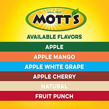 Mott's 100% Original Apple Juice 8oz, 6 Pack