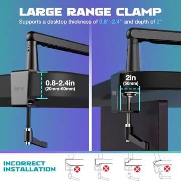 FIFINE Adjustable Microphone Boom Arm for Streaming