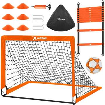 Portable Soccer Goals for Backyard - All-in-One Training Set