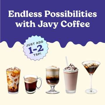 Javy Coffee Concentrate - Cold Brew Coffee, Perfect for Instant Iced Coffee, Cold Brewed Coffee and Hot Coffee, 35 Servings - Caramel