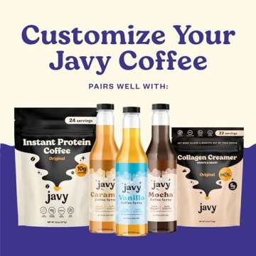 Javy Coffee Concentrate - Cold Brew Coffee, Perfect for Instant Iced Coffee, Cold Brewed Coffee and Hot Coffee, 35 Servings - Caramel