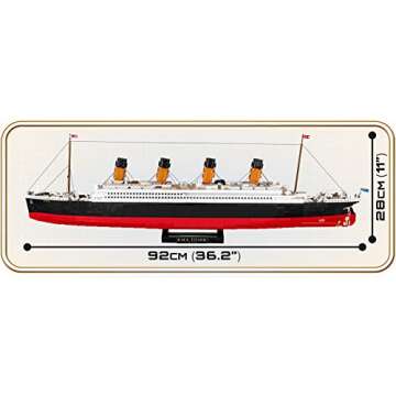 COBI Historical Collection R.M.S. Titanic, Limited Edition, Scale 1:300 (2840 Pieces)