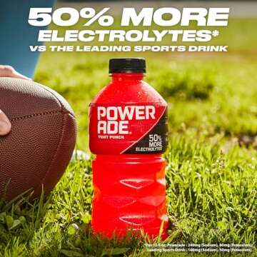 POWERADE Fruit Punch Sports Drink 20 Oz Pack of 24