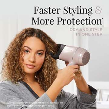 Remington Pro Wet2Style Hair Dryer with Ionic Ceramic Technology