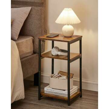 VASAGLE Side Table for Small Spaces - Stylish Design