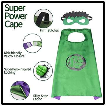 Kids Plush Fists Costume Set for Superhero Adventures