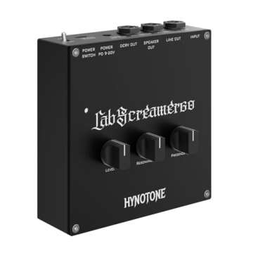 TOPPING HYNOTONE CabScreamer60 60W Power Amp Pedal with Presence & Resonance Controls, Balanced Line Out, DC 9V Output, PD Power Input, Line Out for Live & Recording